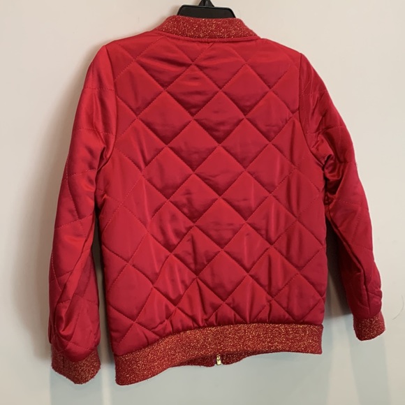 Disney Princess Bomber red jacket & matching tutu pink skirt.  Size 5-6 - Picture 8 of 10